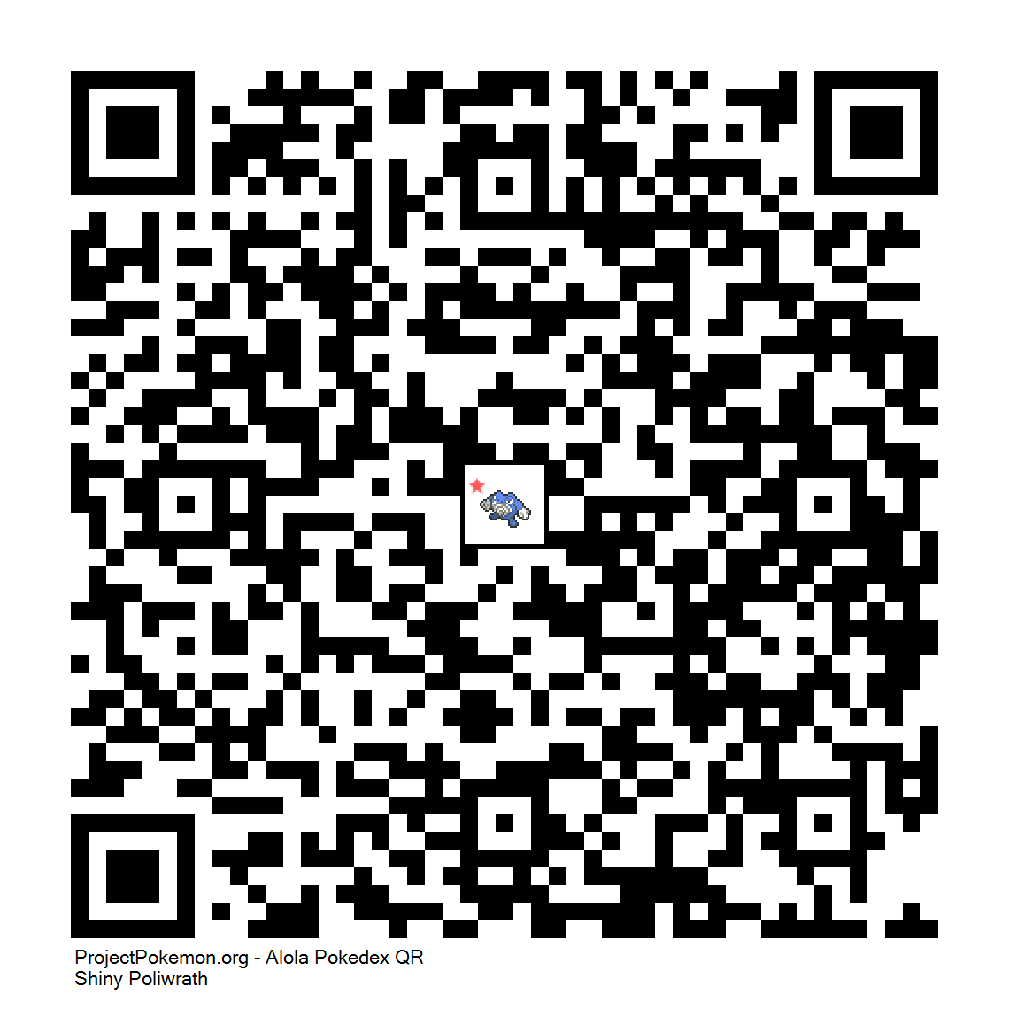 Cdigo QR de Poliwrath variocolor